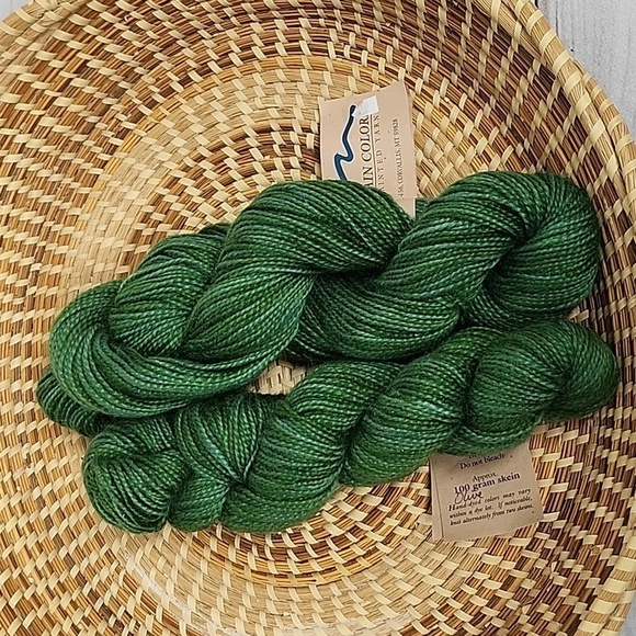 Mountain Colors Mountain Goat Olive Handpainted Mohair Blend Yarn - Picture 2 of 4